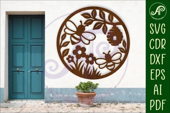 Bees & Flowers SVG: Craft Wall Signs
