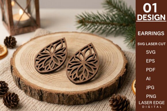 Choosing the Right Floral Geometric Earring Laser Cut SVG for Precision Craftsmanship