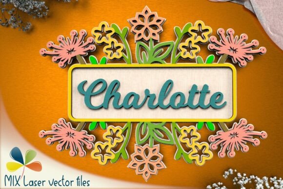 Evaluating the Floral Name Plaque SVG Laser Cut File for Personalized Decor