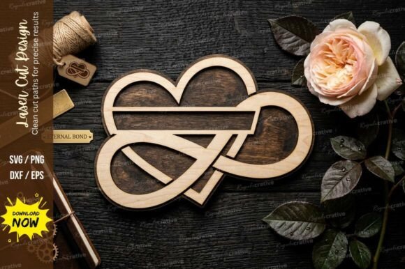Infinity Love Frame Laser Cut SVG Guide