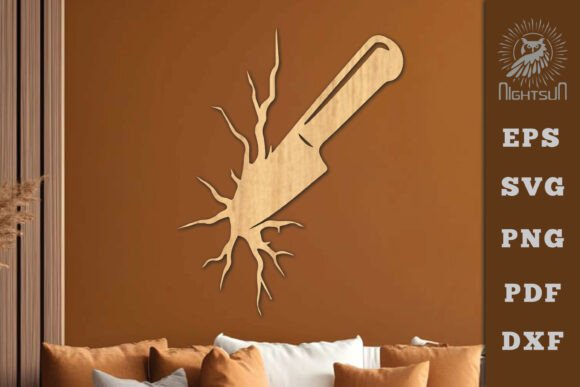 Knife Crack Lasercut Wall Decor SVG: A Design and Production Guide