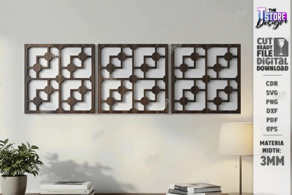 Modern CNC Wall Panels: Laser Cut Art