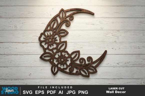 Moon Wall Art Laser Cut SVG: A Guide to Digital Design for Laser Cutting