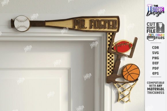Personalized Teacher Door Corner Signs