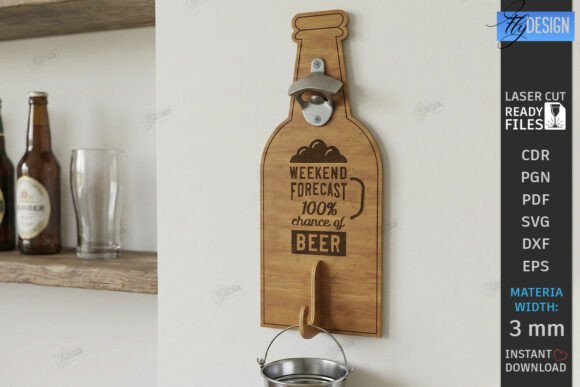Strategic Branding and Functional Design: The Role of Beer Bottle Opener Laser Cut Wall Decor