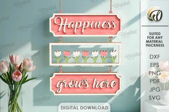 Strategic Visual Branding: Leveraging Hello Spring Wall Decor Laser Cut for Impactful Environments