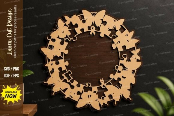 Unlocking Creativity with Puzzle Wreath Decor: A Guide to Premium Laser Cut SVG Files