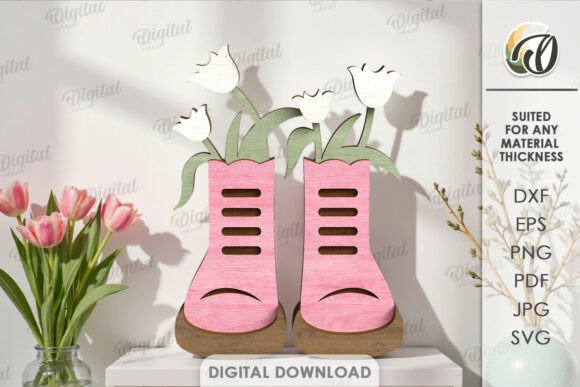 Unlocking Creativity with the Hello Spring Tiered Tray Laser Cut Design