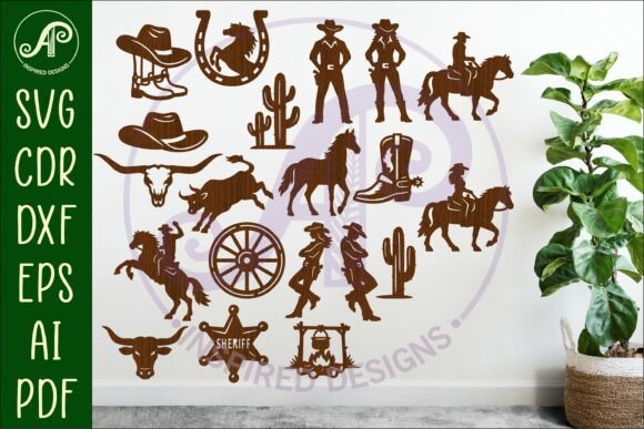 Western Cowboy Cowgirl Silhouette Bundle: A Comprehensive Guide for Creators